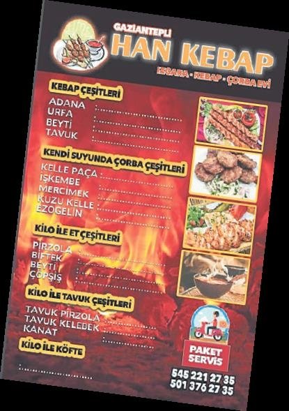 Gaziantep lezzetleri Han Kebap ile İzmir’de