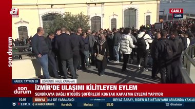 İzmir’de işçiler kontak kapattı