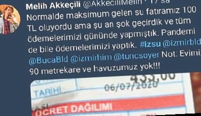 İZSU’ya katlamalı fatura tepkisi! Suyunu çıkardılar