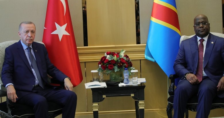 Başkan Erdoğan Kongo’da! İki liderden ortak açıklama