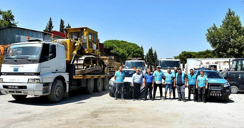 Manisa’dan yangın bölgesine takviye ekipler yola çıktı
