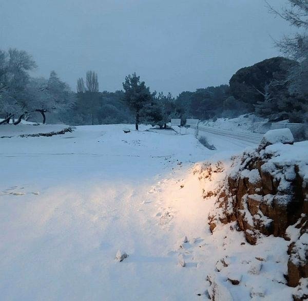 İzmir’de kar yağışı