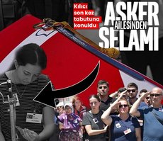 İzmir’de Şehit Üsteğmen Ege Akar’a veda: Ailesi, şehidi asker selamıyla uğurladı