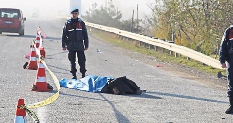 Otomobilin çarptığı kadın feci şekilde can verdi