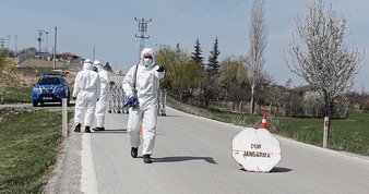 Havran’da bir mahalle karantina altına alındı