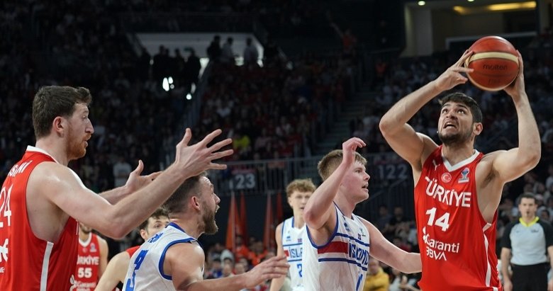 Son dakika... A Milli Takım basketbol maçında İzlanda’yı 76-75 yendi
