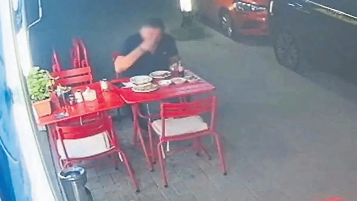 Aydın'da restoranda yediklerini ödemeden kaçtı