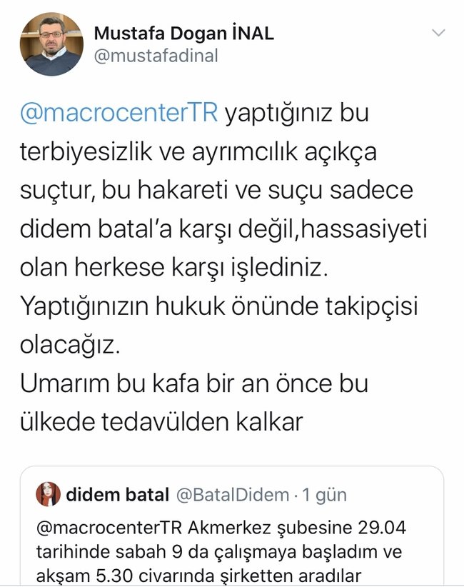 Macro Center’dan skandal uygulama! Baş örtülü diye işten çıkarıldı