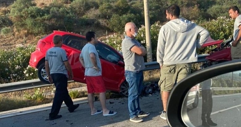 İzmir’de ters yön kazası: 1 ölü, 1 yaralı