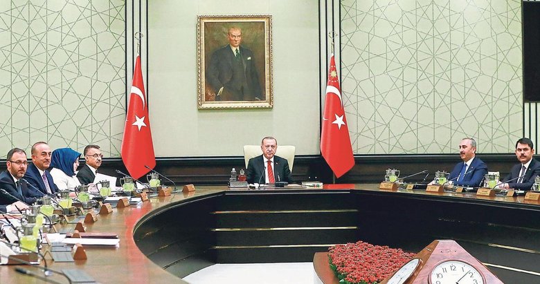 Erdoğan kabine toplantısına başkanlık etti