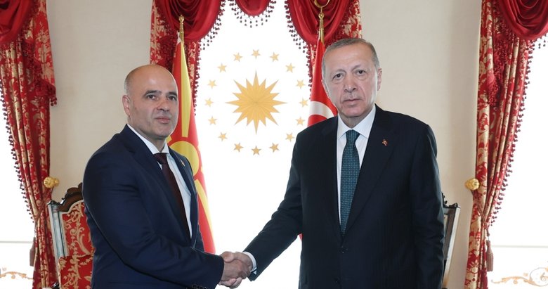 Başkan Erdoğan, Kuzey Makedonya Başbakanı Kovaçevski’yi kabul etti