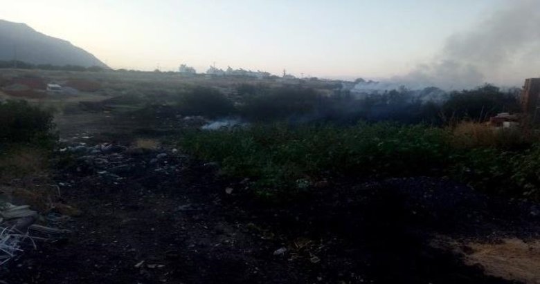 Muğla’da çöplük yangını