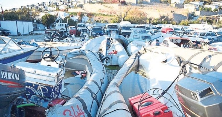 Kaçakçı botları ihaleyle satışta