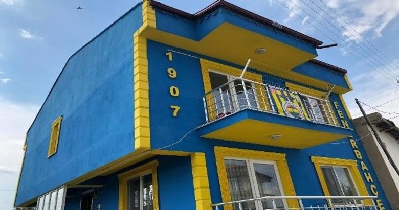Kiremidine kadar Fenerbahçeli ev yaptırdı