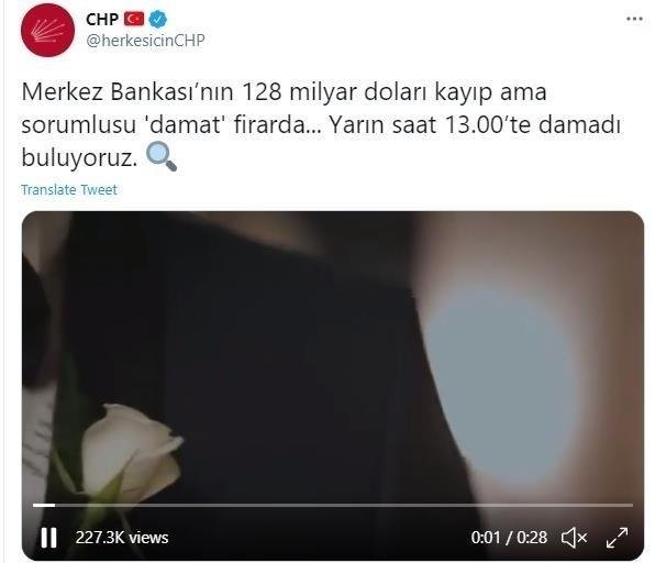 Eski Hazine ve Maliye Bakanı Berat Albayrak’tan CHP’nin rezerv iftirasına tazminat davası!