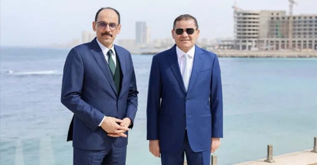 MİT Başkanı Kalın Trablus'ta Libya Başbakanı ile bir araya geldi