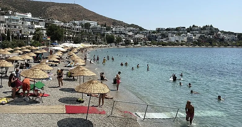 Bodrum’da hava sıcaklığı 40 dereceyi aştı