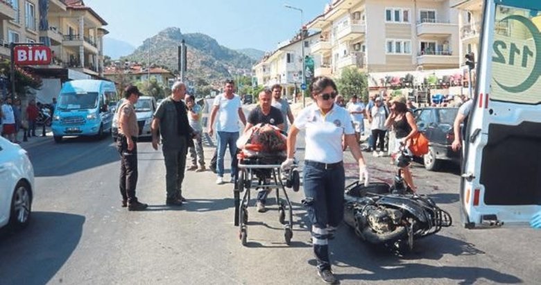 Fethiye’de motosiklet kazası can aldı:1 ölü