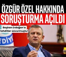 Özgür Özel hakkında soruşturma açıldı