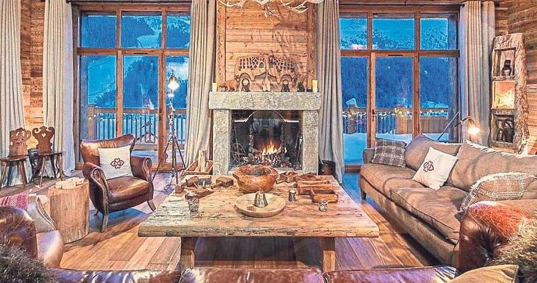 Rustik tarzla şehirde dağ evi havası