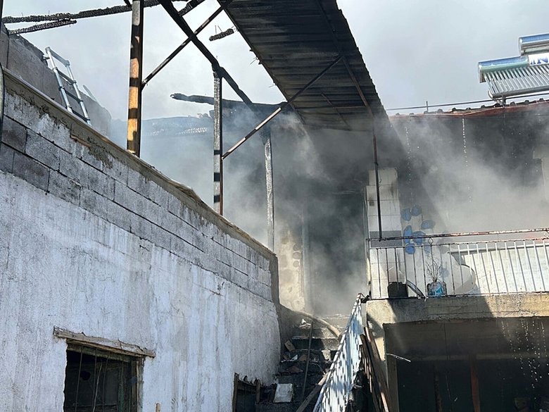 Uşak’ta yangın faciası: 1 kişi öldü 2 kişi yaralandı