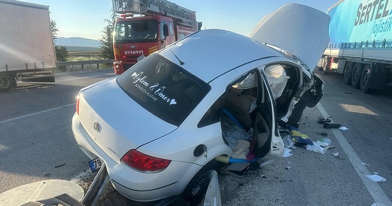 Afyonkarahisar’da acı kaza! Balayından dönen üsteğmen hayatını kaybetti