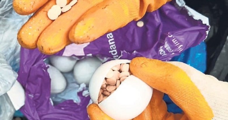 Sürpriz yumurtalardan uyuşturucu çıktı