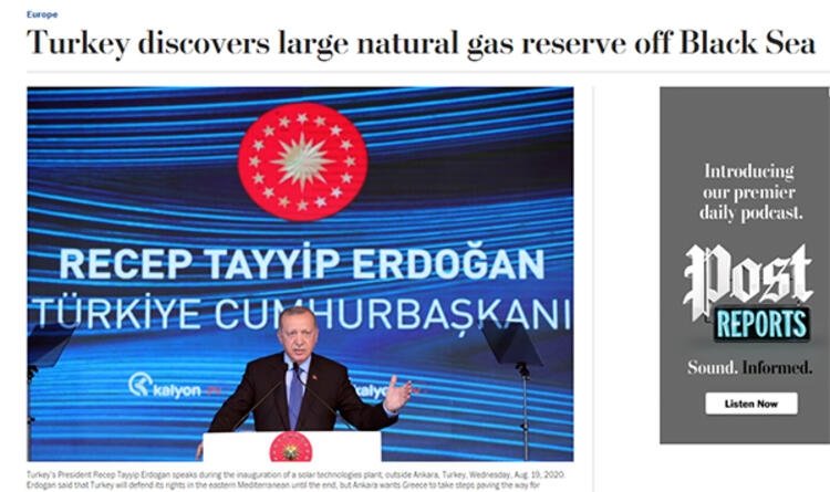 Dünya basını Başkan Erdoğan’ın müjdesini böyle duyurdu