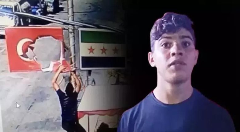 Güvenlik kaynakları duyurdu! Suriye’deki bayrak provokatörü yakalandı