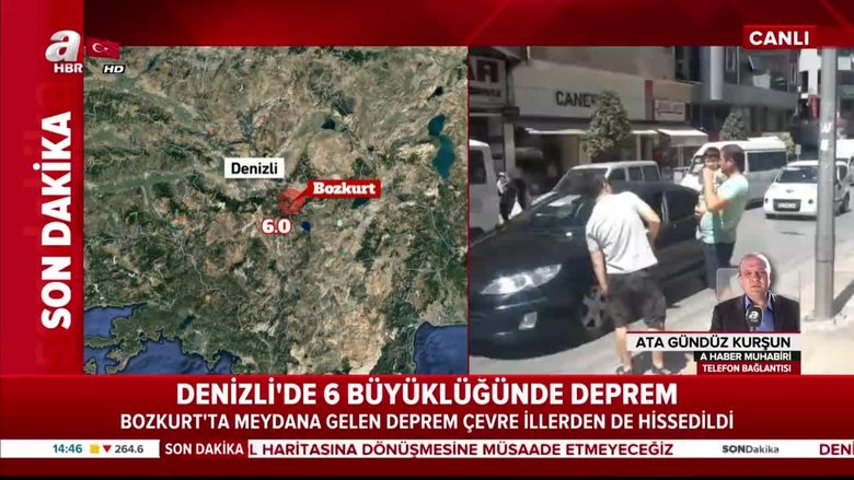 Son dakika: Denizli’de korkutan deprem! Son depremler...