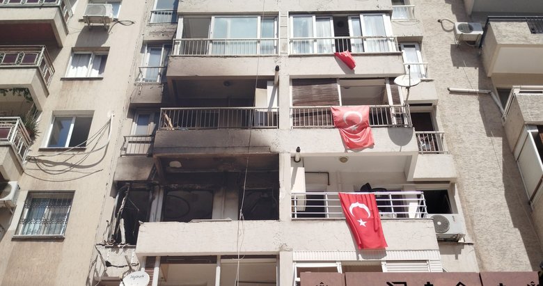 İzmir’deki doğal gaz patlamasından yeni görüntü! Yaşanan panik anları kamerada