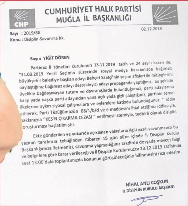 İşte CHP tiyatrosu! Parti üyesi olmayan oyuncuyu disipline sevk ettiler
