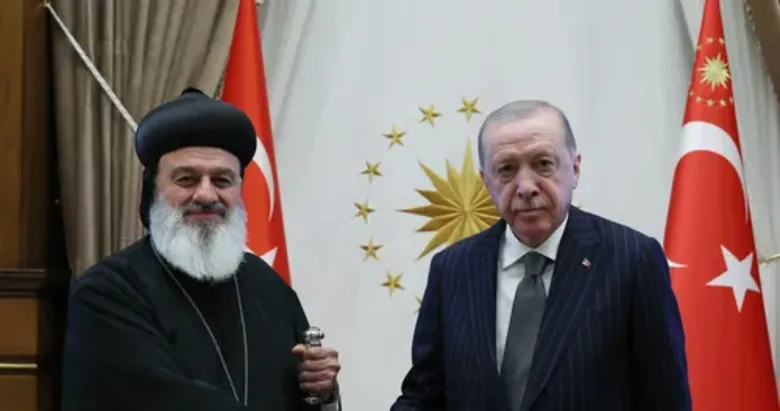 Başkan Erdoğan, Süryani Ortodoks Kilisesi Patriği II. Efrem Kerim’i kabul etti