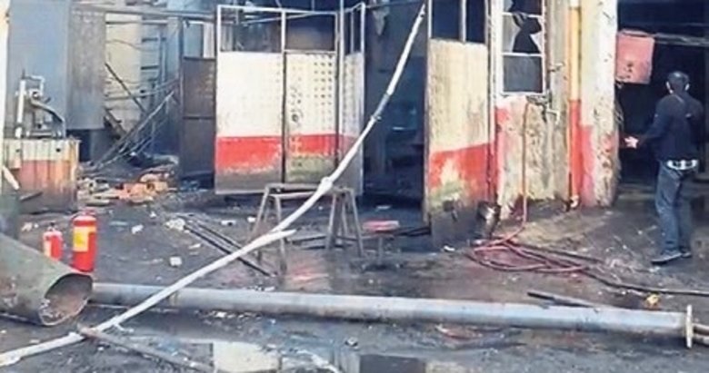 Yağ fabrikasında korkunç patlama