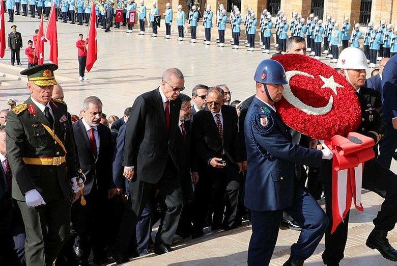 Son dakika: Başkan Erdoğan ve devlet erkanı Anıtkabir’de