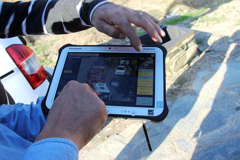 Uyanık sürücülerin taktikleri drone görüntülerine yansıdı