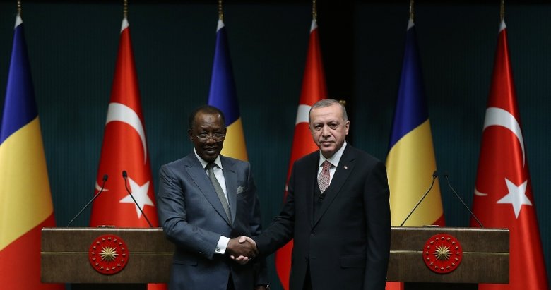 Başkan Erdoğan ve Çad Cumhurbaşkanı Idriss Deby’den ortak açıklama