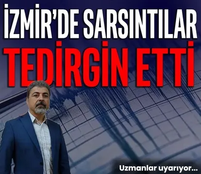 İzmir’de sarsıntılar tedirgin etti