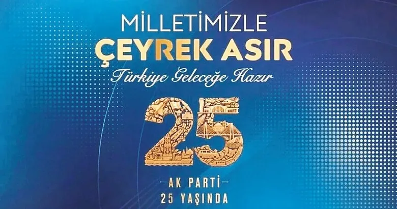 AK Parti’nin 25 yıllık vizyonu tek logoda