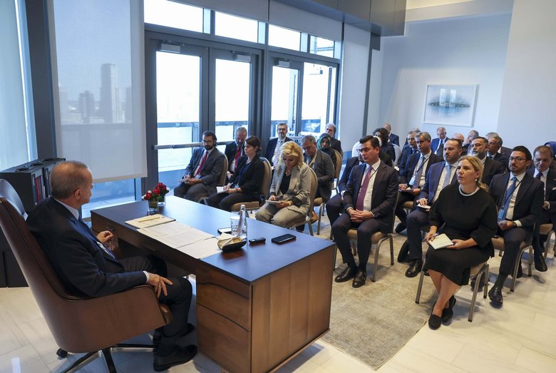 Başkan Erdoğan, New York’taki Türkevi’nde gazetecilerin sorularını cevapladı