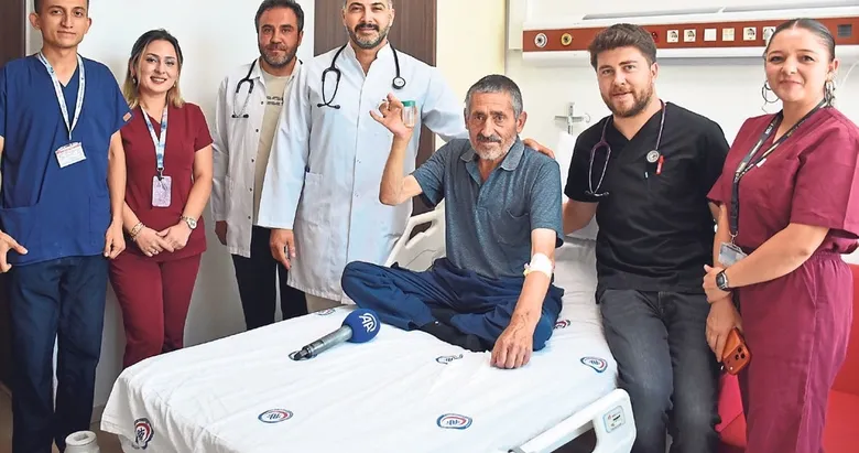 6 ay akciğerinde sarımsakla yaşadı