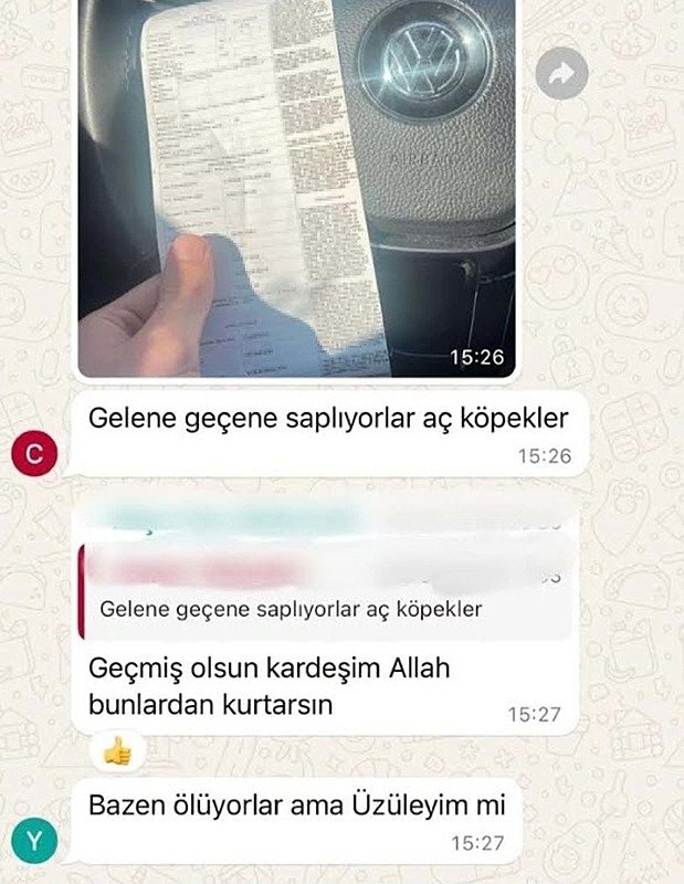 Whatsapp grubunda polise hakaret eden iki zanlı paketlendi