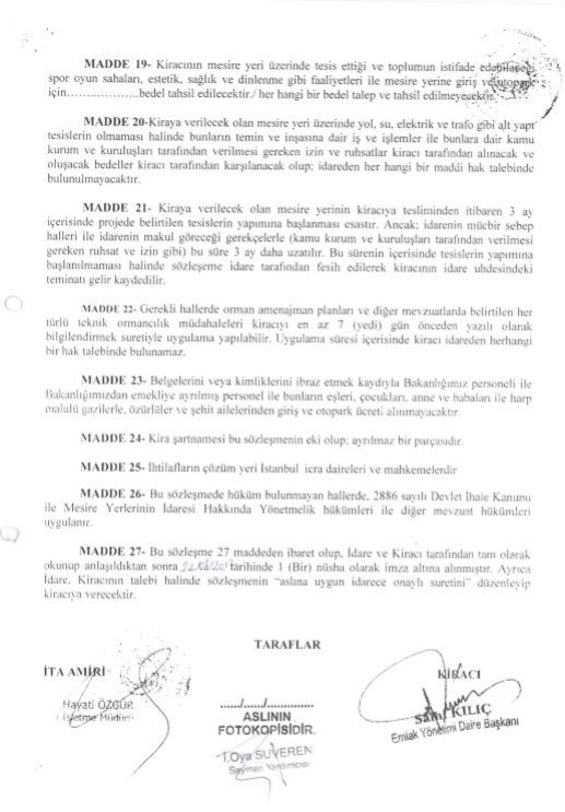 Orman Genel Müdürlüğü, Kemerburgaz Kent Ormanı’nı 2012’de İBB’ye kiralamış!