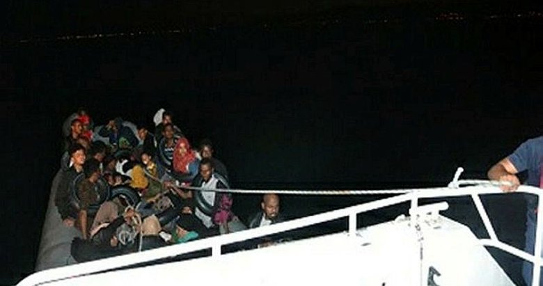 Dikili’de 42 kaçak göçmen yakalandı