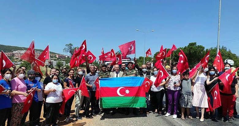 Muğla’da gardaş ’alev savaşçıları’ Azerbaycan’a böyle uğurlandı