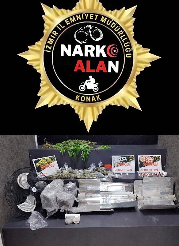 İzmir’de film gibi olay: Evi seraya çevirmiş! Kenevir yetiştiren şahıs tutuklandı