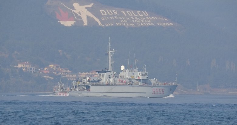 NATO savaş gemileri Çanakkale Boğazı’ndan geçti