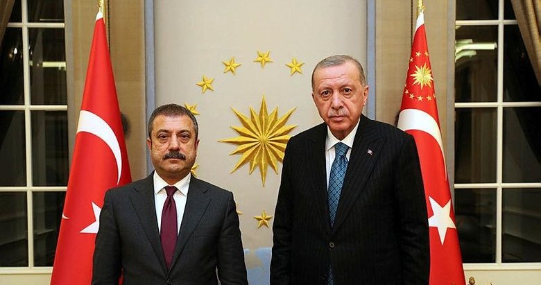 Başkan Erdoğan, Merkez Bankası Başkanı Şahap Kavcıoğlu ile görüştü