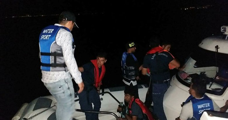 Bodrum’da 10 kaçak göçmen yakalandı