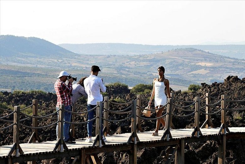 Manisa’daki jeopark defileye ev sahipliği yaptı